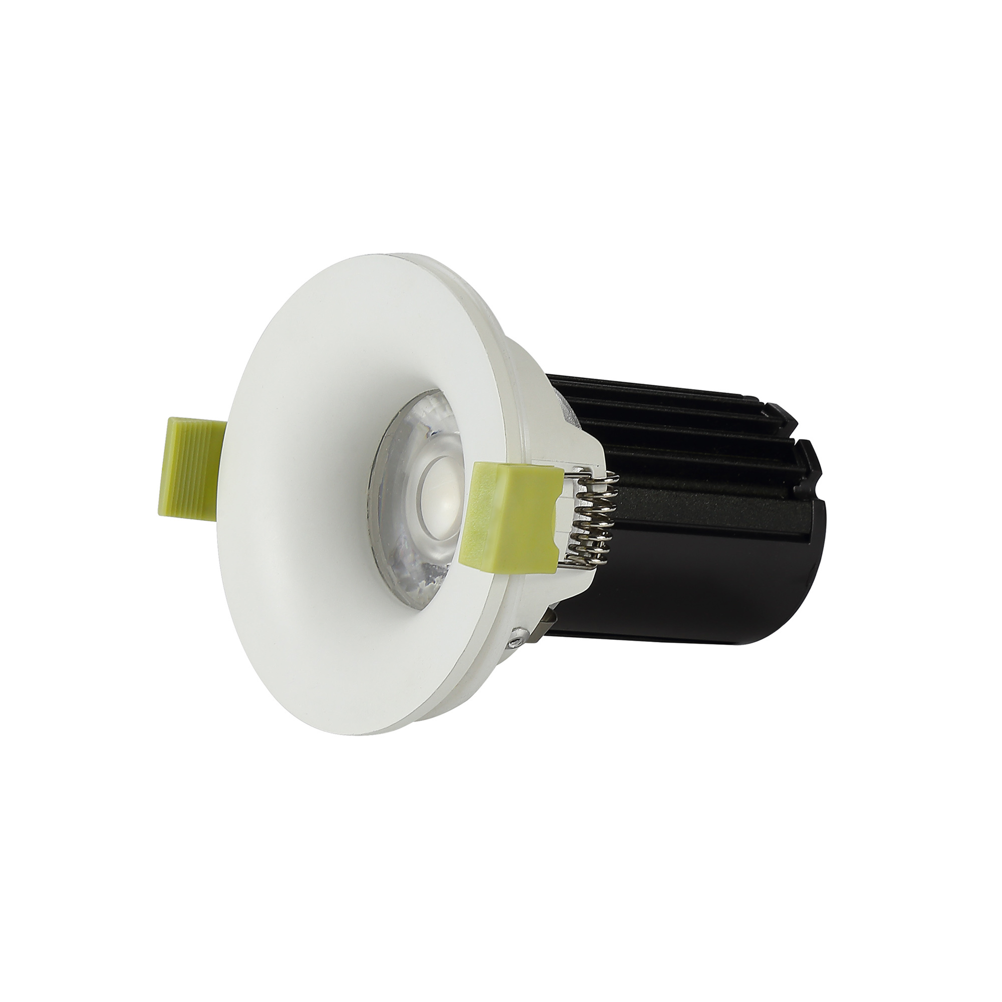 Bruve 10 Tridonic Powered 10W 4000K 820lm 12° CRI>90 LED Engine Matt White Fixed Round Recessed Downlight, Inner Glass cover, IP65 DM200760  Dlux Bruve 10 IP65